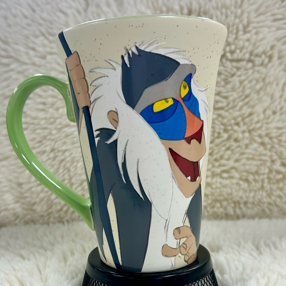 Disney Store The Lion King Young Simba & Rafiki Sketch Coffee Mug - 16 oz